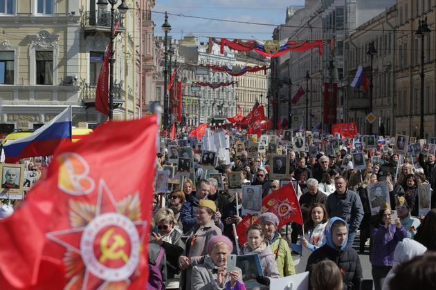 RUSSIA-ST. PETERSBURG-IMMORTAL REGIMENT-PARADE