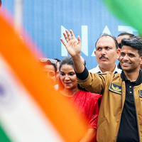 "I, too, will be in competition...": Group Captain Shubanshu Shukla gives inspirational message to children on India's human moon landing mission
