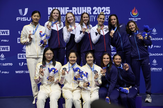 (SP)GERMANY-BERLIN-RHINE-RUHR 2025-FISU WORLD UNIVERSITY GAMES-SWIMMING