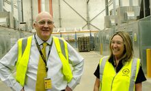  Intertek Minerals senior vice president John Fowler and Intertek Minerals global business manager Cathie Mackenzie