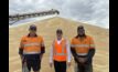  GrainCorp Dubbo West area manager Jason Iffland (left), CEO Robert Spurway and Trangie site manager Jackson Baker at GrainCorp’s Trangie site, in NSW. Photo credit: GrainCorp