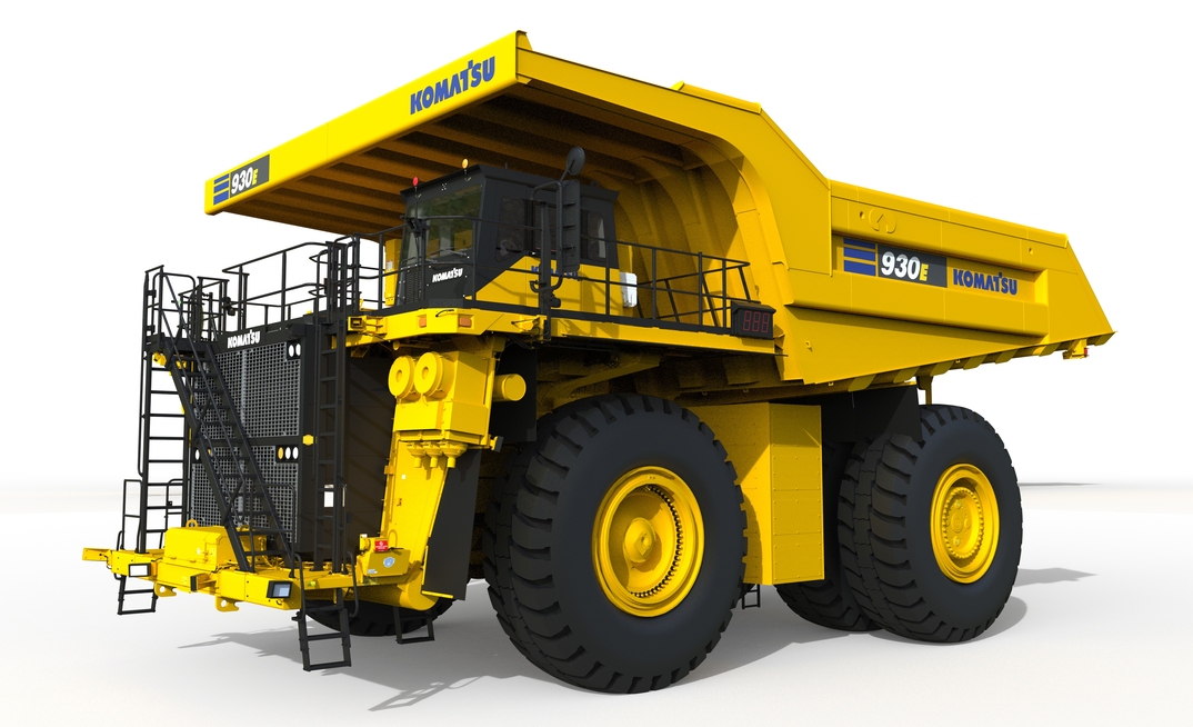 Caminhão Komatsu 930E será usado para testes com hidrogênio/Divulgação