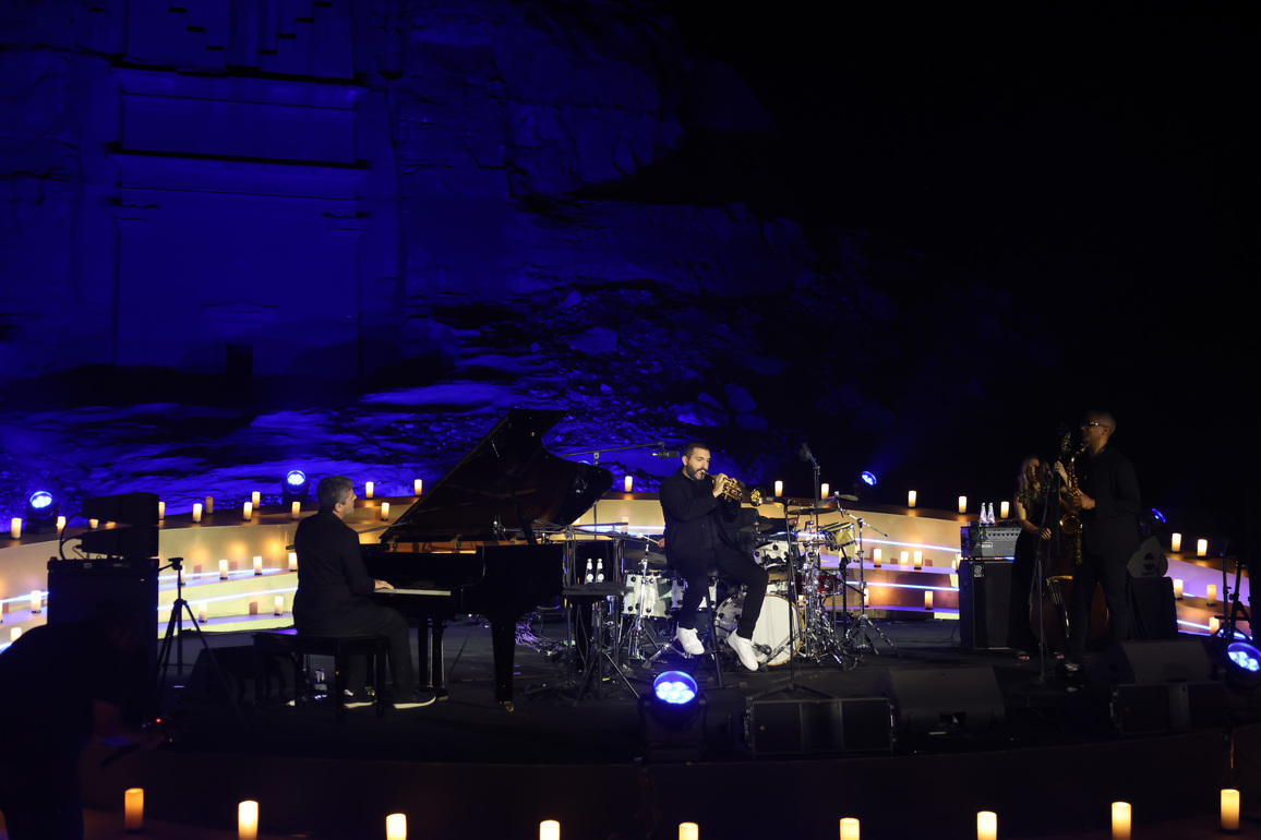 SAUDI ARABIA-ALULA-ANCIENT KINGDOMS FESTIVAL-CONCERT