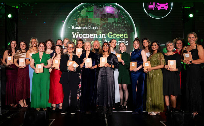All the winners on the night at the Women in Green Business Awards 2025