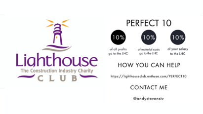 Andy Stevens launches Perfect 10 charity construction project 
