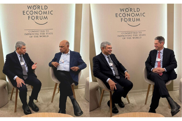 Ashwini Vaishnaw meets IBM and Meta Chiefs at Davos; highlights India's semiconductor and AI growth