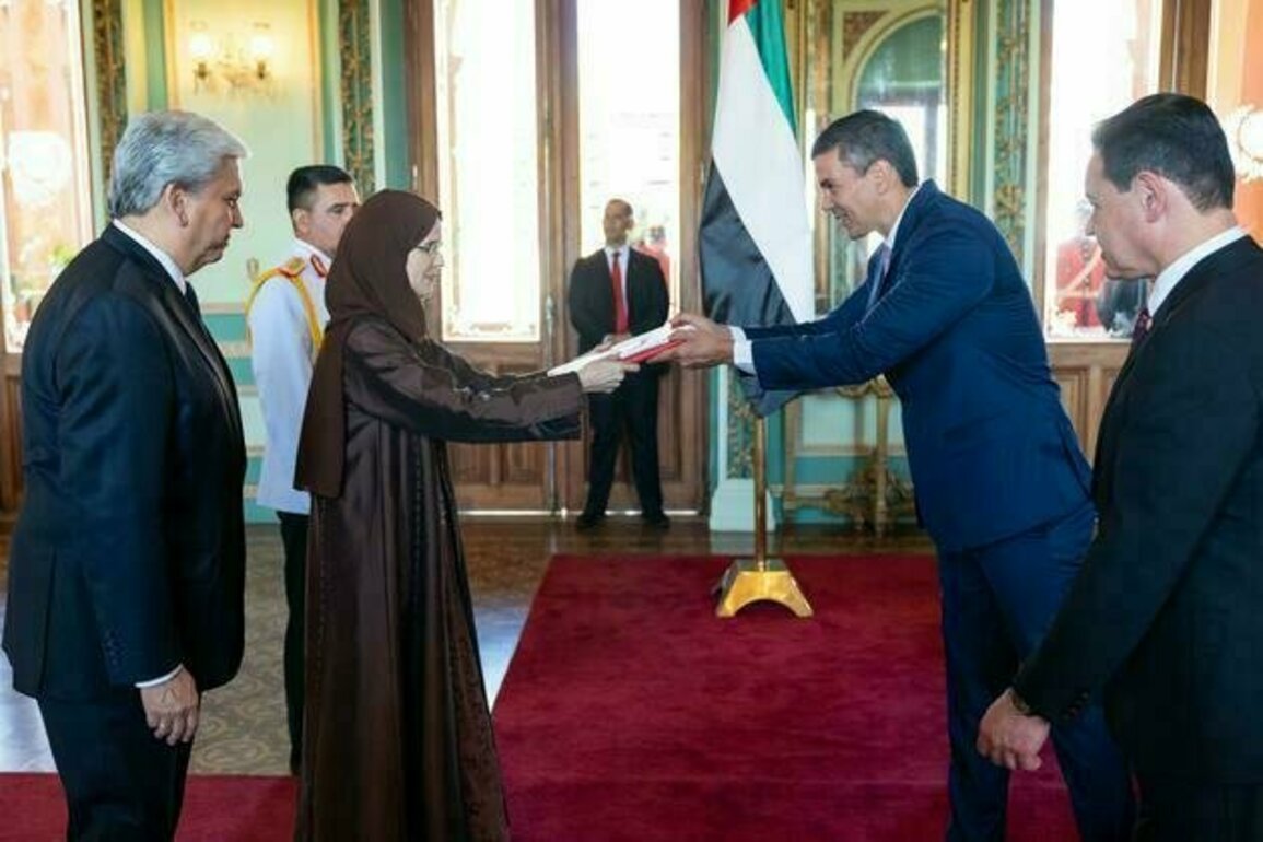 UAE Ambassador presents credentials to President of Paraguay