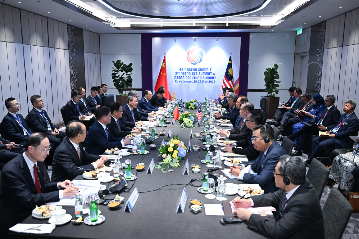 MALAYSIA-KUALA LUMPUR-CHINA-LI QIANG-ANWAR IBRAHIM-MEETING