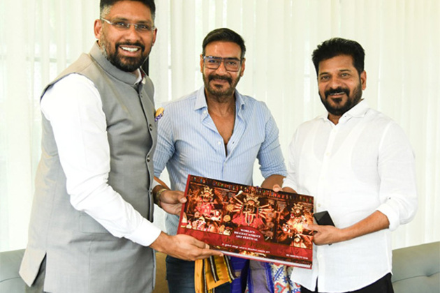 Ajay Devgn meets Telangana CM, proposes world-class film studio in the state