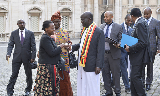 Ssekandi leads Uganda's delegation for Pope Paul VI canonisation Ssekandi leads Uganda's delegation for Pope Paul VI canonisation
