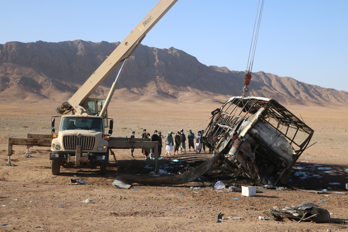 (SpotNews)AFGHANISTAN-HERAT-ROAD ACCIDENT