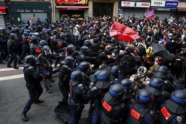 French police arrest nearly 200 as 'Block Everything' protests erupt against Macron govt