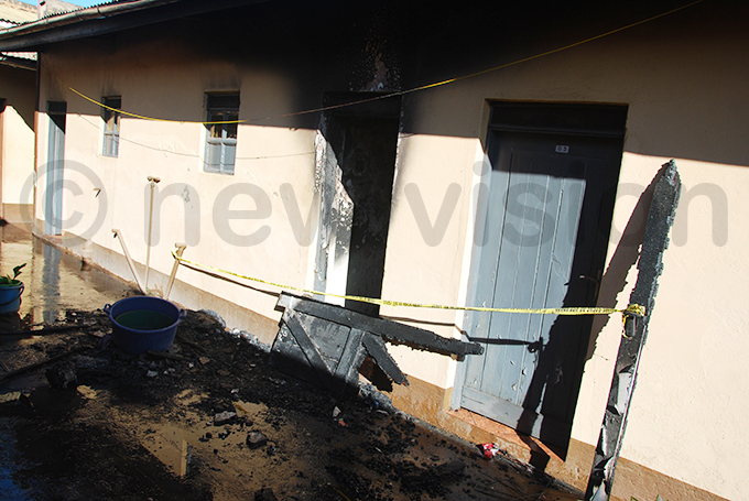 he fire consumed a number of neighbouring rooms hoto by ennis jwee