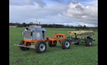  Roesner and SwarmFarm have announced a collaboration for autonomous variable rate spreading. Picture courtesy SwarmFarm.