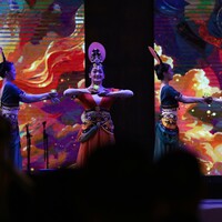 JORDAN-JERASH-FESTIVAL-COLORFUL CHINA-PERFORMANCE