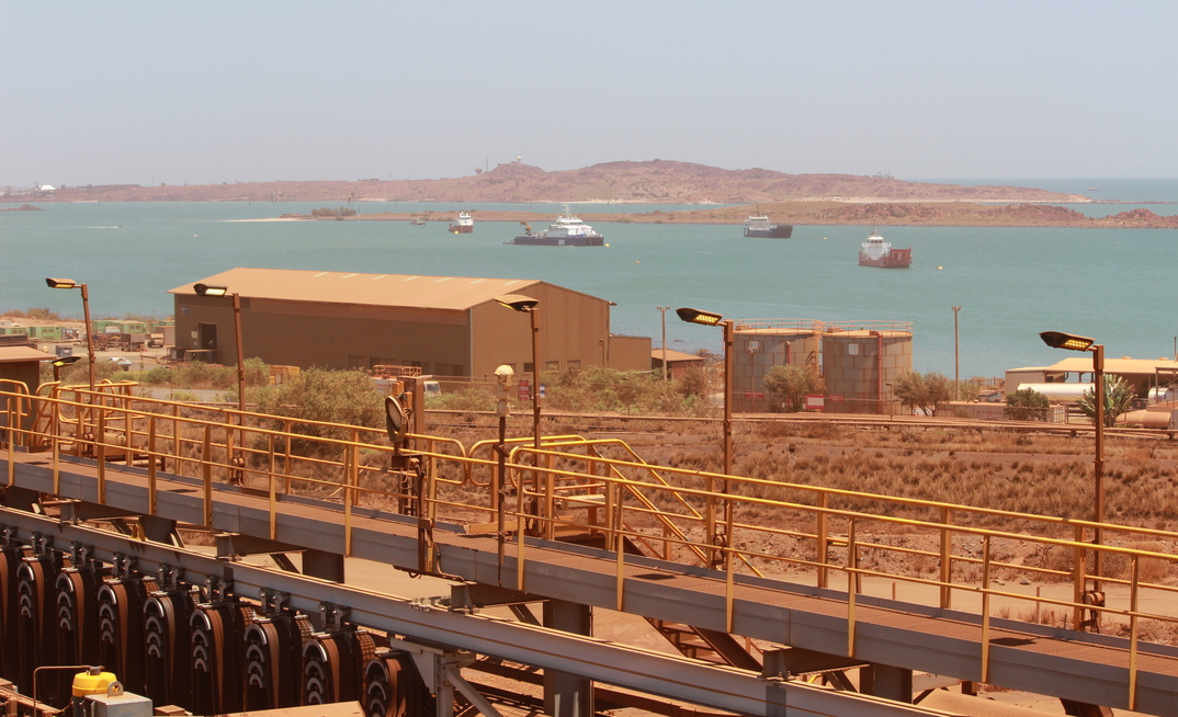 Rio Tinto's Dampier operations at Parker Point.