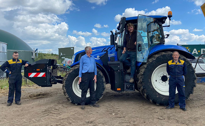 Farmer gets first look at methane tractor