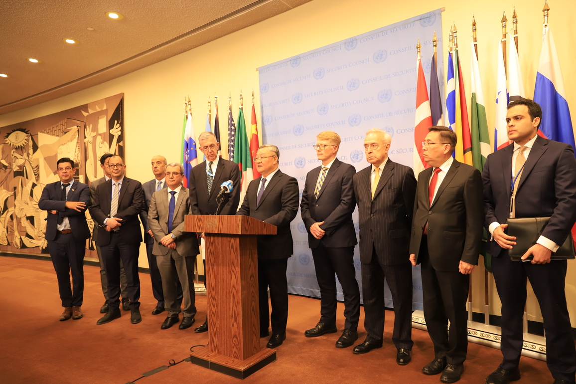 UN-CHINESE ENVOY-GROUP OF FRIENDS FOR PEACE-UKRAINE