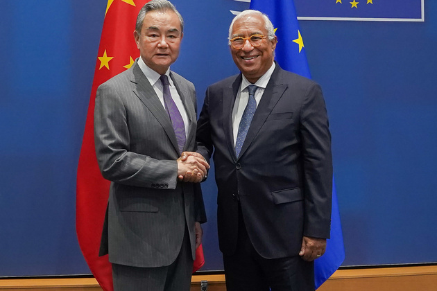 BELGIUM-BRUSSELS-ANTONIO COSTA-WANG YI-MEETING