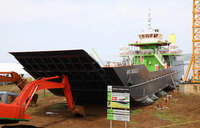MV Sigulu launches onto Lake Victoria