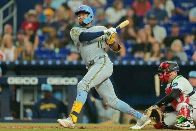 Jackson Chourio's clutch hit boosts Brewers over Marlins