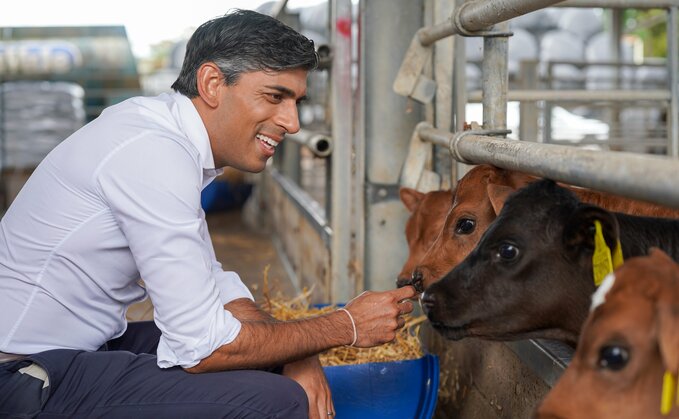 Prime Minister Rishi Sunak said British farmers feed the nation and their success is 'fundamental to the UK's national success'.