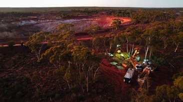 Capricorn has been very active in the Mt Gibson area as it works to build its second mining operation. Credit: Capricorn