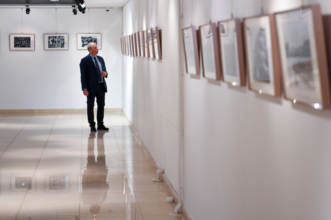 RUSSIA-MOSCOW-PHOTO EXHIBITION-80TH ANNIVERSARY OF VICTORY-WORLD ANTI-FASCIST WAR