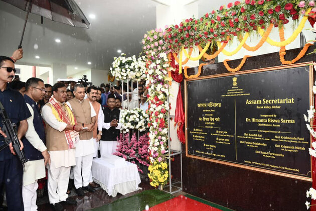 Assam CM inaugurates, lays foundation stones for several development projects worth around Rs 340 crore