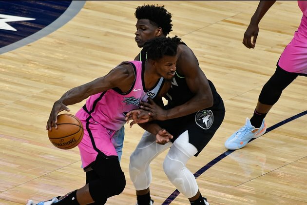 Timberwolves bounce back from lopsided losses, stun Heat