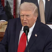 Trump warns Iran in State of the Union address, says would "never" allow it to develop nuclear weapon