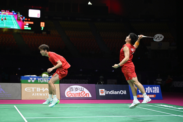 (SP)INDIA-NEW DELHI-BADMINTON-BWF WORLD CHAMPIONSHIPS-MEN'S DOUBLES