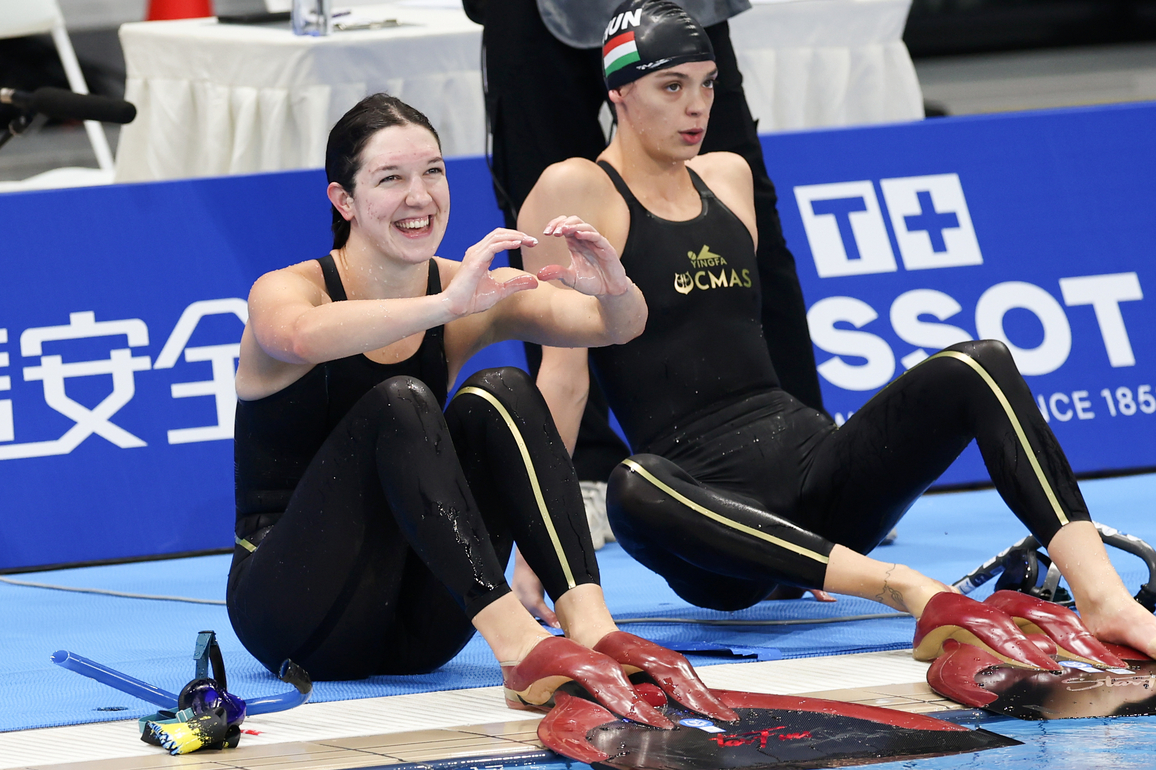 (SP)CHINA-CHENGDU-THE WORLD GAMES 2025-FINSWIMMING-WOMEN'S SURFACE 400M-FINAL(CN)