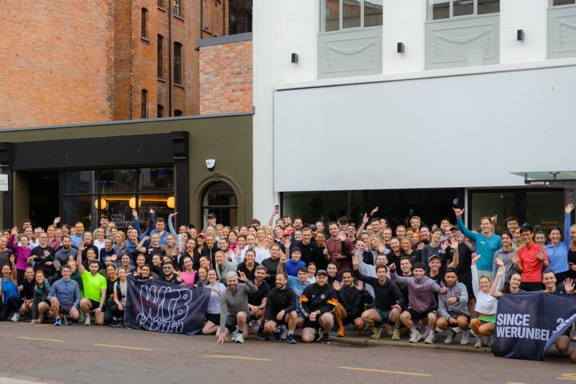 Belfast business 'blown away' after successful run club collab
