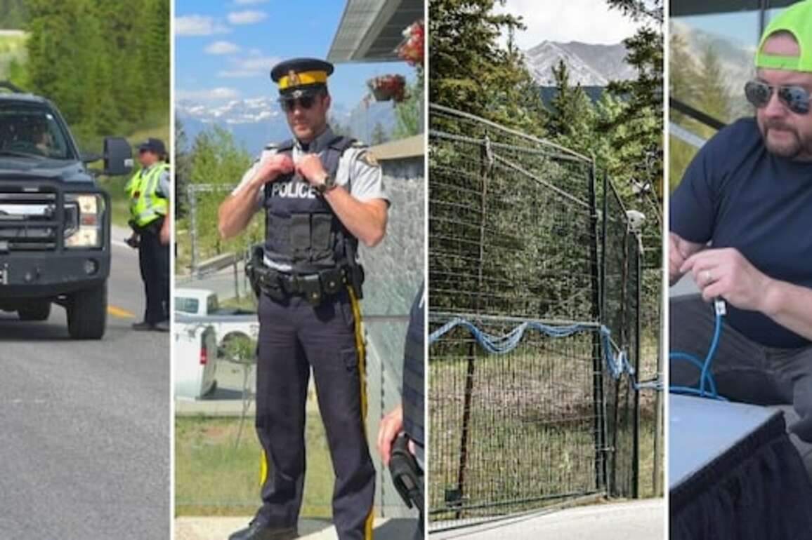 On the road to the G7 in Kananaskis, a popular wilderness retreat locks down