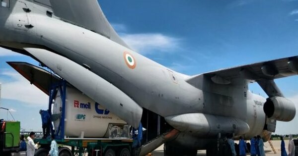 IAF brings oxygen containers from 3 countries