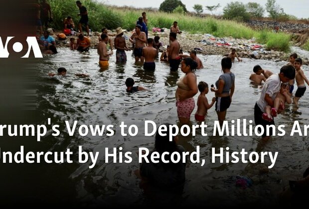 Trump&#039;s Vows to Deport Millions Are Undercut by His Record, History