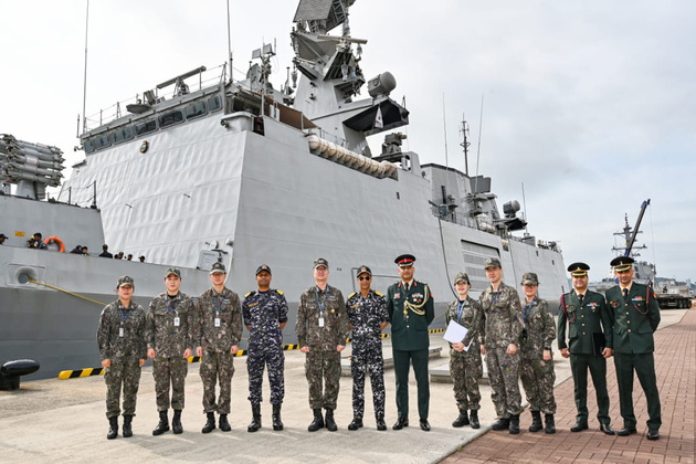 Maiden India-South Korea Navy Bilateral Ex begins with INS Sahyadri's port call at Busan