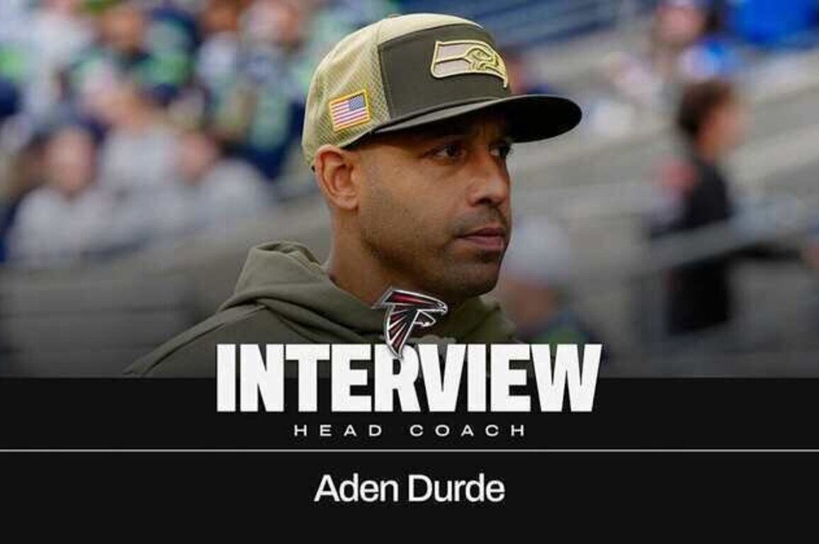 Falcons complete interview with Aden Durde for head coach position