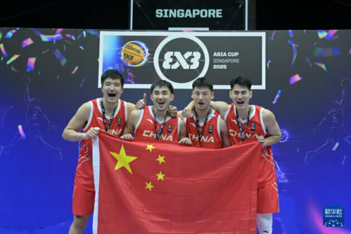 China finishes as men's runner-up at FIBA 33 Asia Cup in Singapore