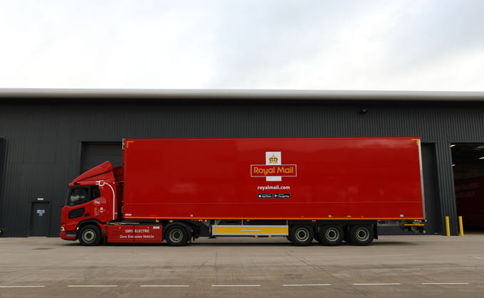 Royal Mail's new electric HGV / Credit: Royal Mail