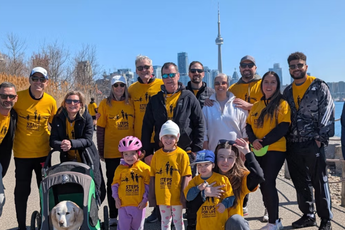 EllisDon employees raise $24,000 for Threads of Life through Steps for Life events