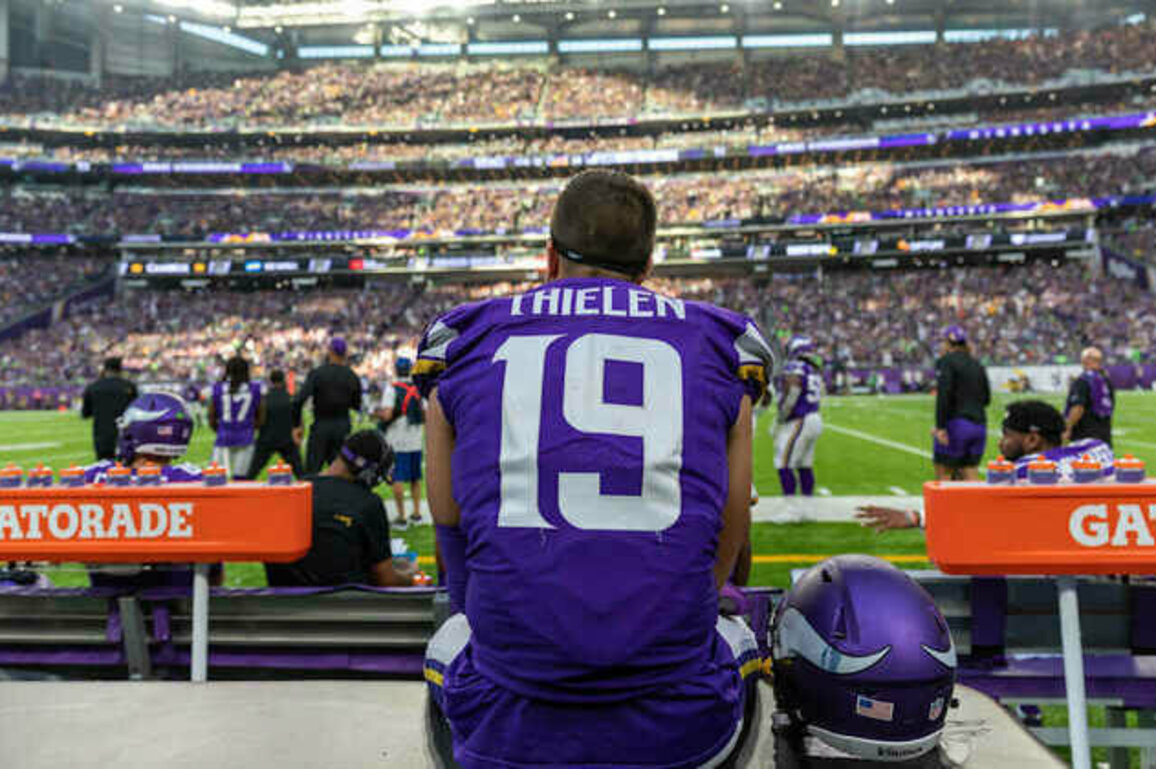 Adam Thielen & Carson Wentz Enjoy Homecoming Vibes with Vikings
