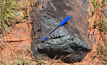  Outcropping, high-grade magnetite at Bekisopa