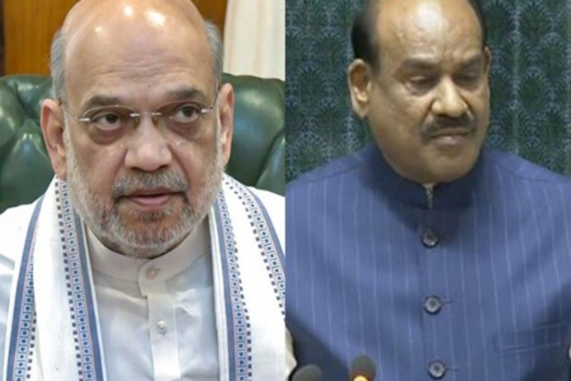 Amit Shah, BJP chief Nadda meet Lok Sabha speaker Om Birla