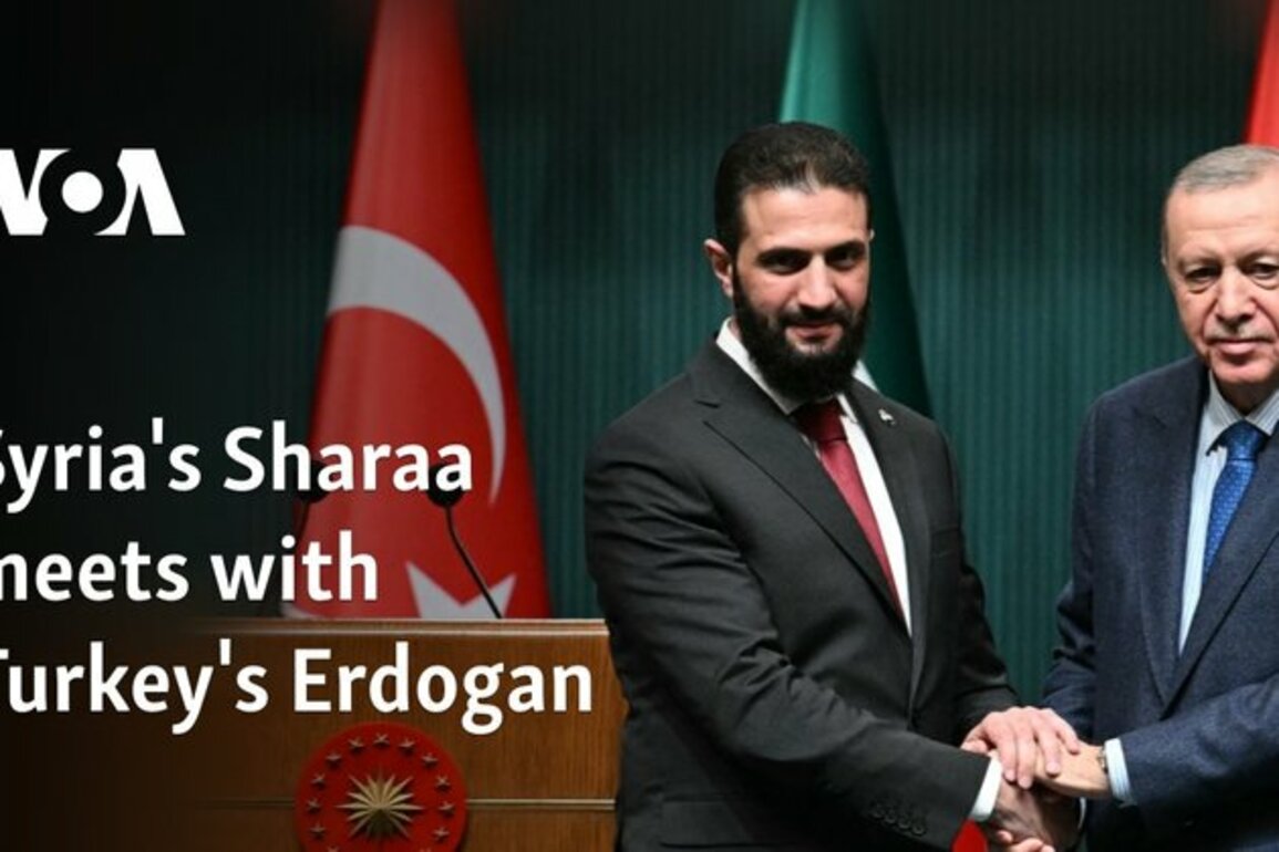 Syria's Sharaa meets with Turkey's Erdogan