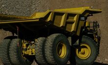 Operação de caminhão autônomo da Caterpillar