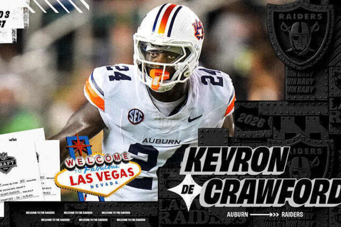 Raiders select DE Keyron Crawford at No. 67 in the 2026 NFL Draft