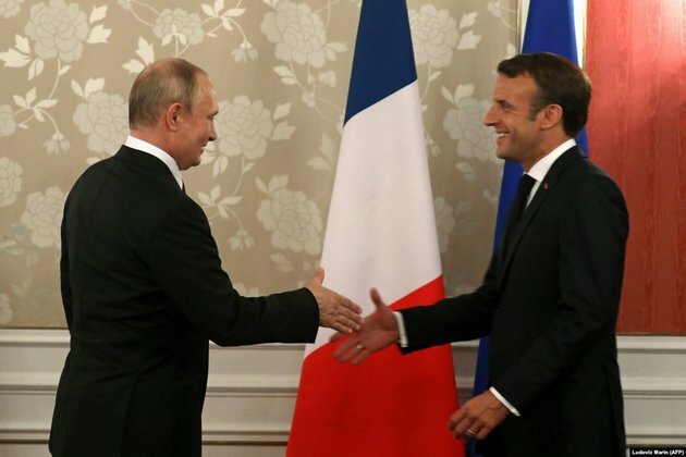 Ukraine High On The Agenda As Macron Hosts Putin In France