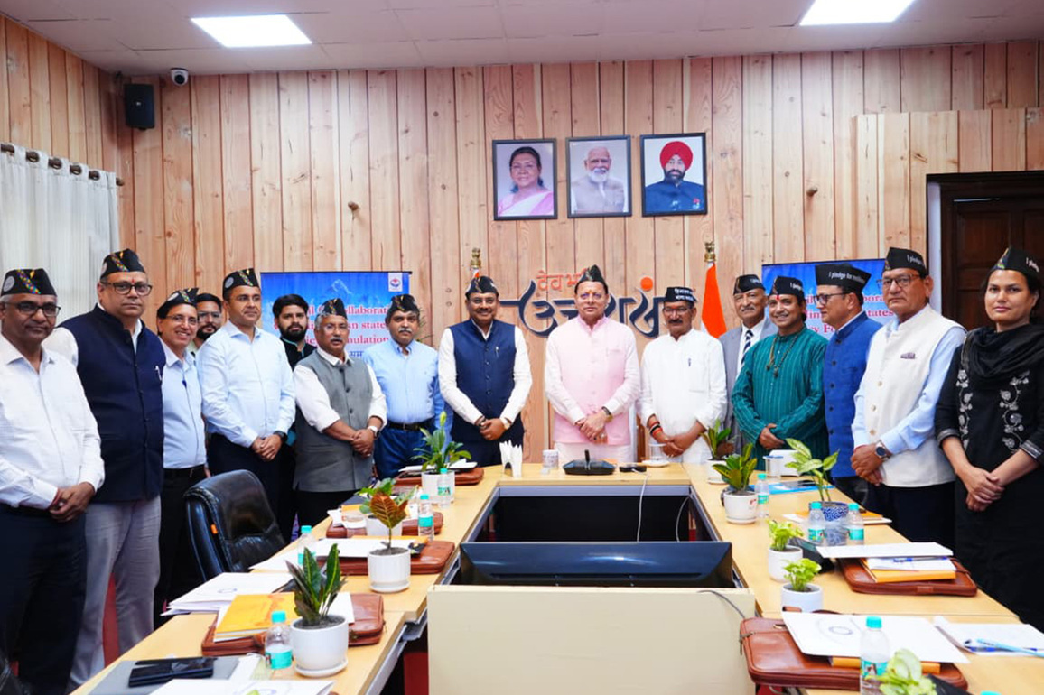 Uttarakhand CM Dhami chairs meeting to 'strengthen mutual coordination' among Himalayan states